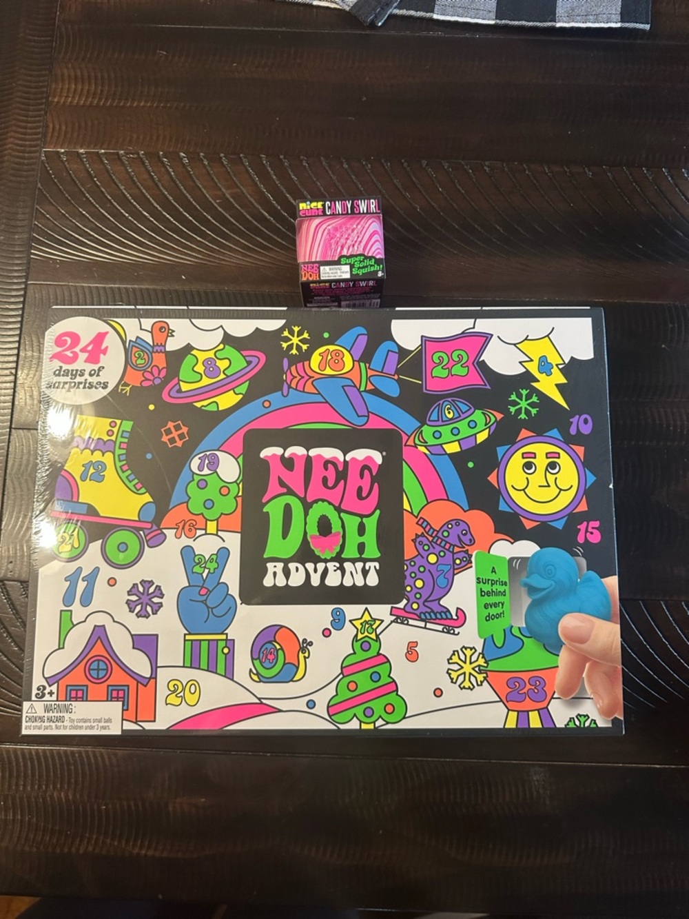 NeeDoh Christmas bundle-
Advent Calendar & Candy Swirl Cube